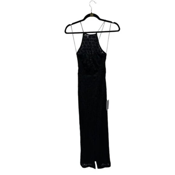 BARDOT Women Midi Black Lace Dress 2 - Picture 4 of 8